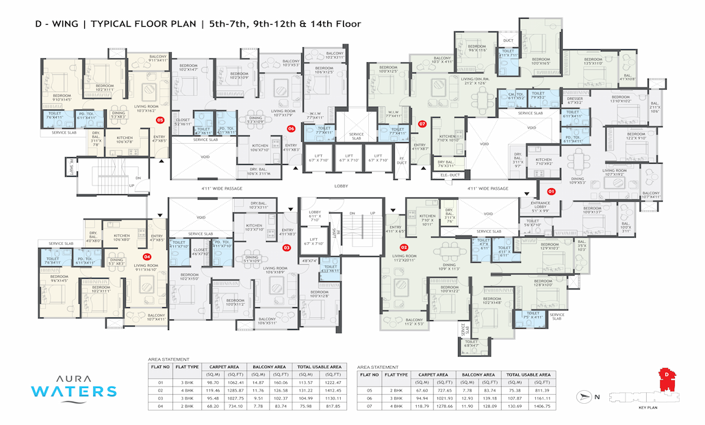 Aura Water Floor Plan